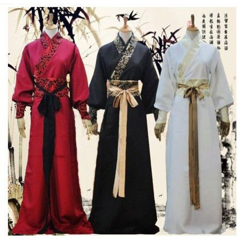 男士长袍春季唐服少年唐装明朝古装男搭配汉服剑客唐朝唐宋睡衣