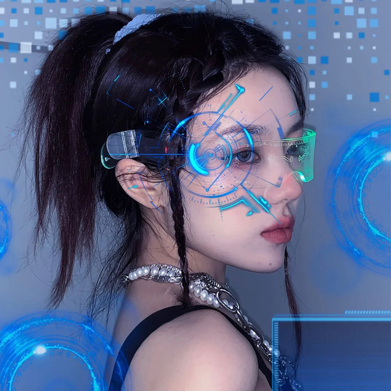 赛博朋克眼镜未来