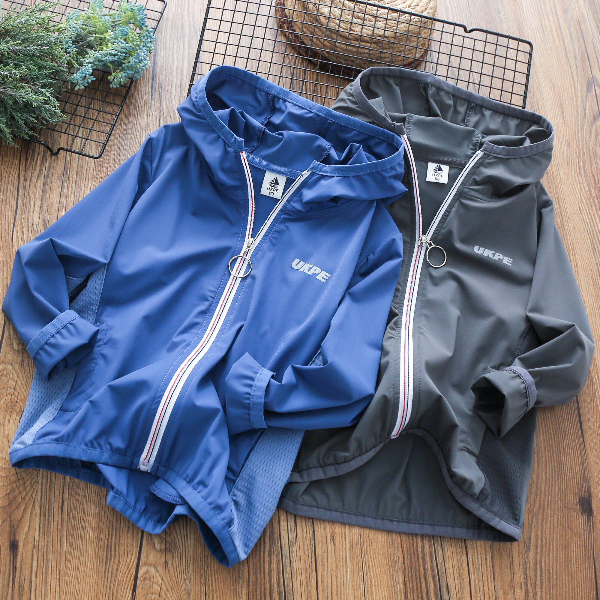 儿童速干外套男童防晒衣中大童休闲服