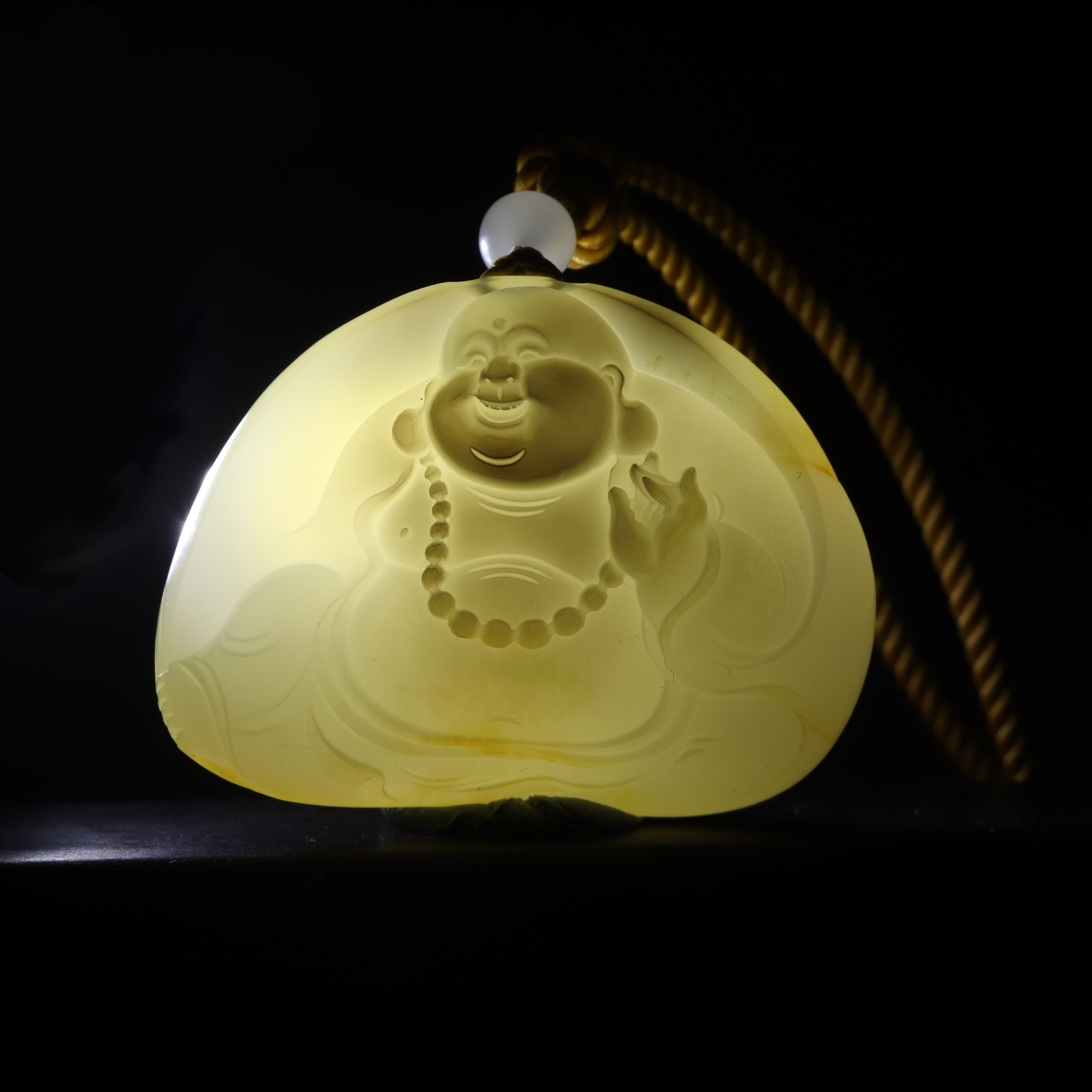 苏州青希玉雕工作室的优惠券大全—在售 独籽洒金皮弥勒佛正宗新疆