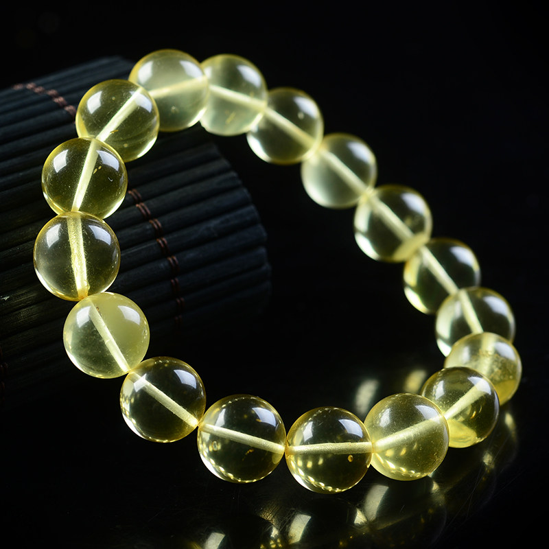 46g珠子直径约11-11.5mm波罗的海金珀手链l0364