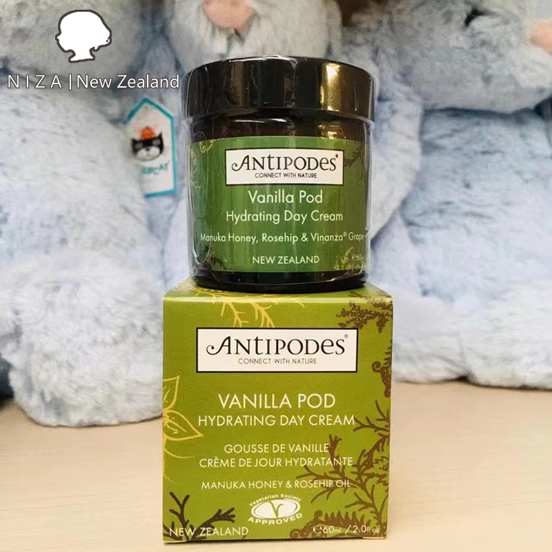 现货 新西兰Antipodes Vanilla Pod香草荚日霜面霜60ml