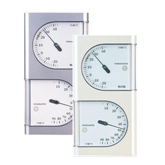 百利达正品高精度电子温度计湿度计家庭室内家用温湿度计机械指针