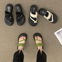 夹趾拖鞋女2022年夏季新款外穿人字鞋子炸街松糕厚底秋天凉拖鞋夏