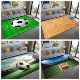 民宿主题视觉世界杯足球场地垫客厅卧室儿童房装饰地毯地板保护垫