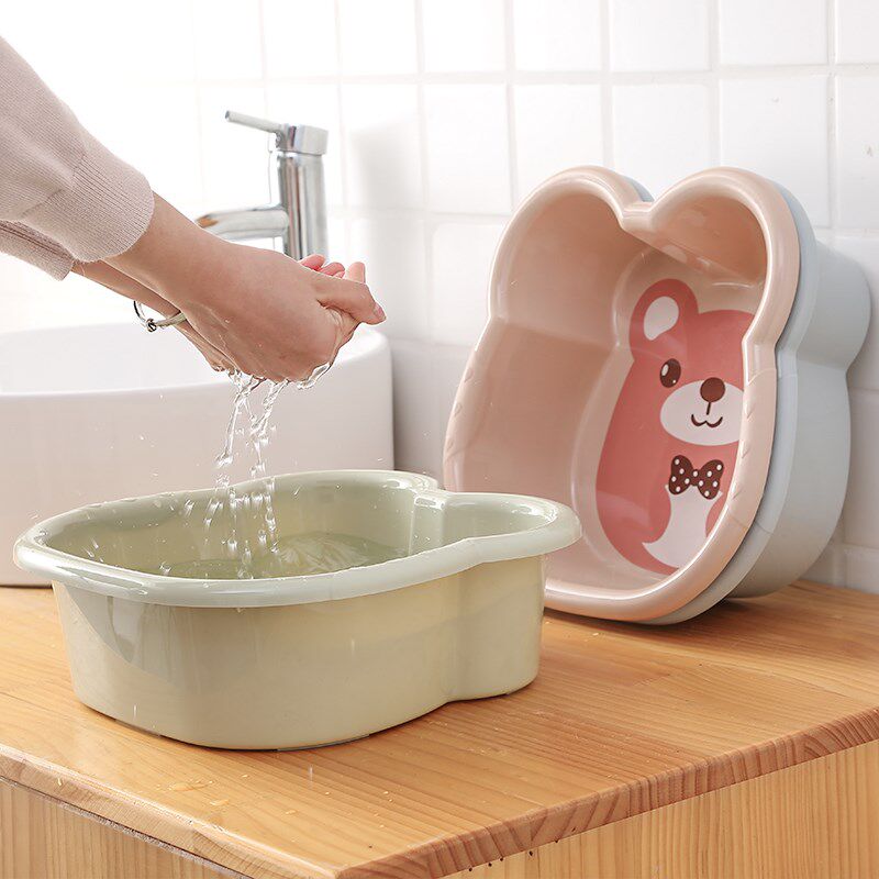 热销宝宝洗脸盆 新生儿 女孩_儿童洗脸盆 卡通男孩宝宝可爱小盆子新生