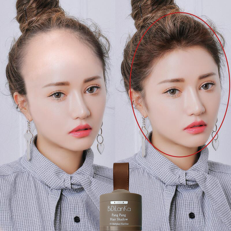 网红同款发际线填充修容粉补发际线乌黑浓密神器阴影粉遮发高额头