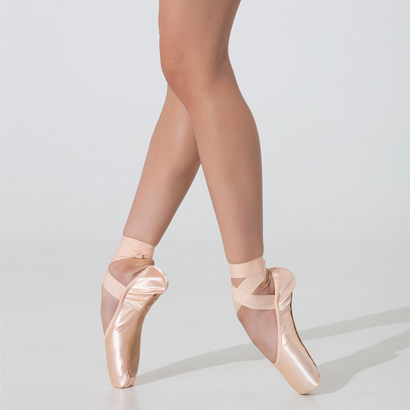 俄罗斯进口grishko芭蕾舞鞋缎面贴皮款静音弹性足尖鞋2007proflex