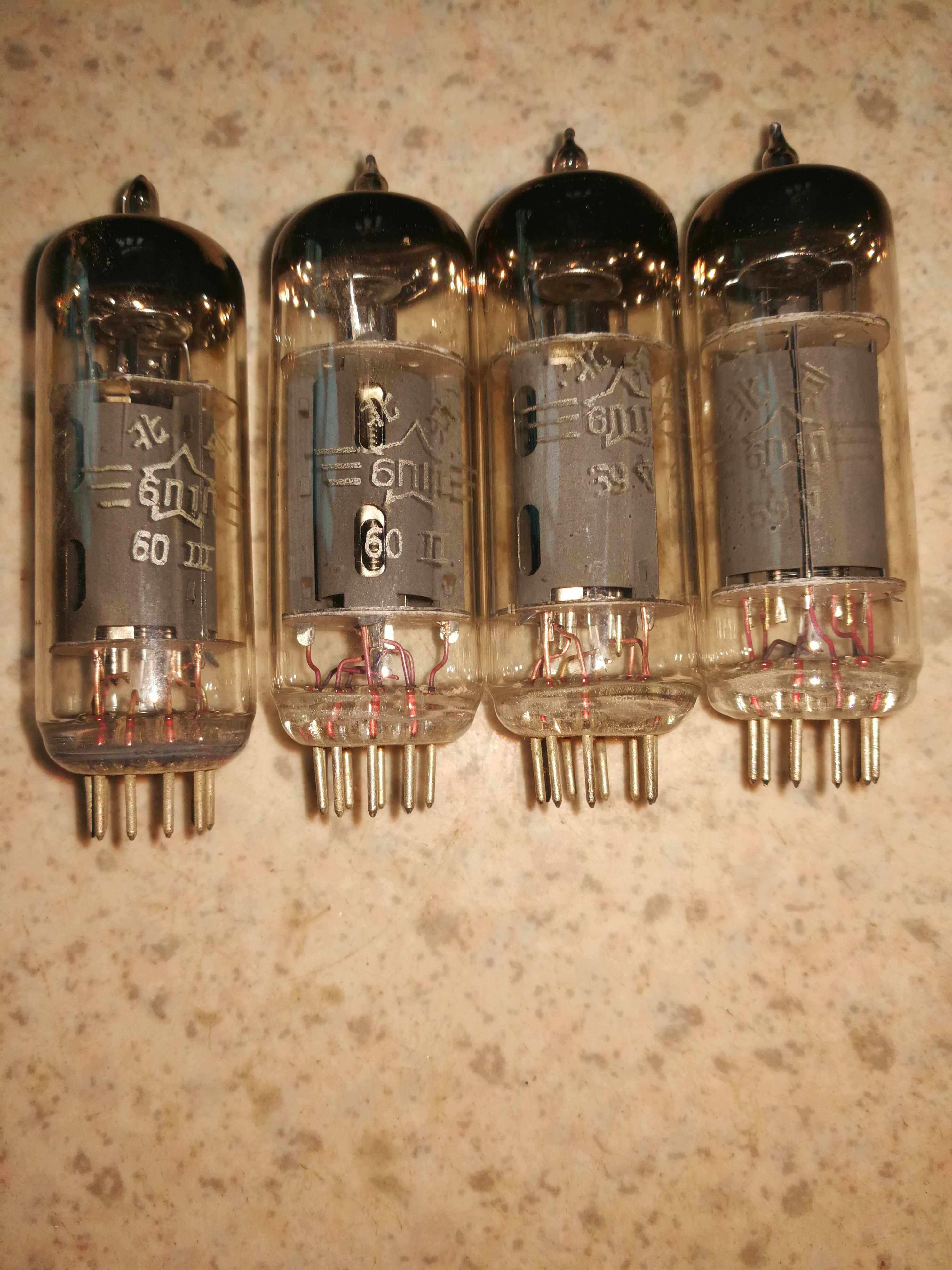 59-60年北京6n1n电子管早期6p1电子管