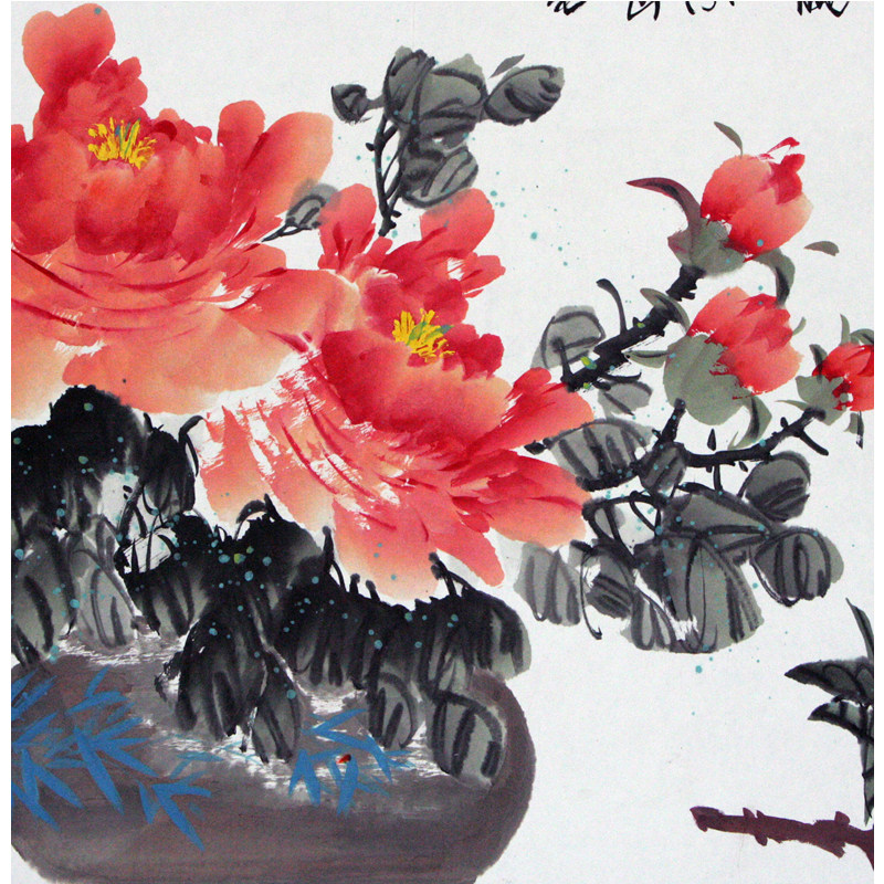 刘人岛《富贵添寿》 - 拍卖