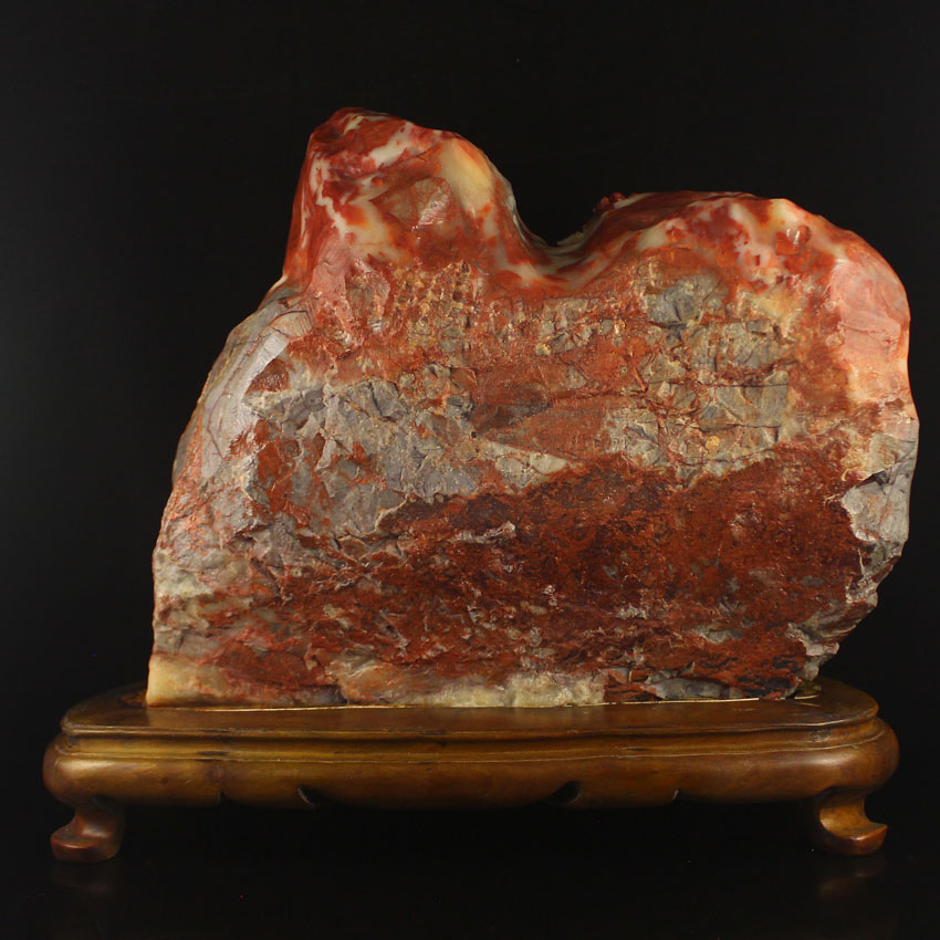 8184克寿山石精雕仙人指路摆件