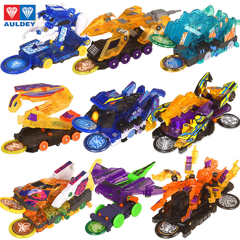 爆裂飞车玩具3猎天魄正版奥迪双钻弹射合体变形全套装4帝陨禁断