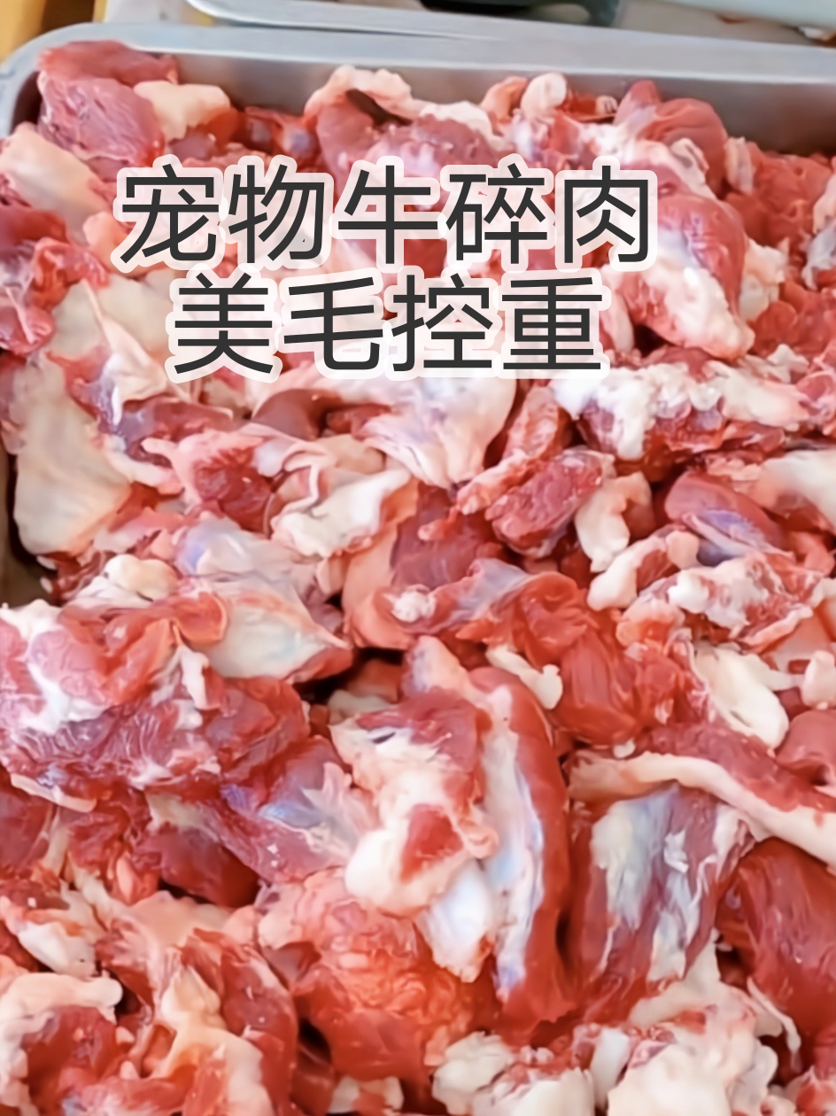 喂狗的便宜肉牛肉边角料营养碎牛肉喂狗的牛肉沫宠物冻干狗粮包邮