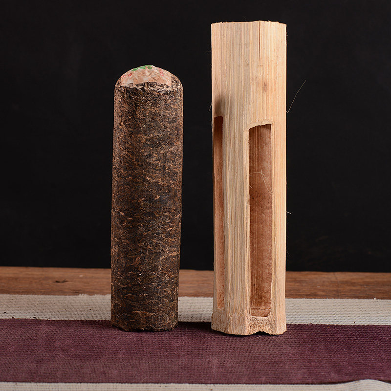 【5kg】06年福海1kg茶柱 竹子内壳包装9年干仓存储 香气好 韵味佳