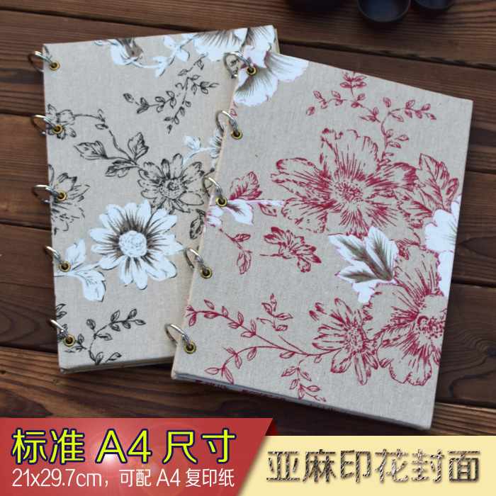 亚麻布面A4活页本●凝香 笔记速写剪报相册 素描本牛皮纸黑卡道林|msdalam kategori Kamus elektronik/buku kertas elektronik/alat tulis, Ini buku kertas, notebook/Notepad - dari Buy2taobao.com untuk memberikan perkhidmatan ejen Taobao profesional membeli