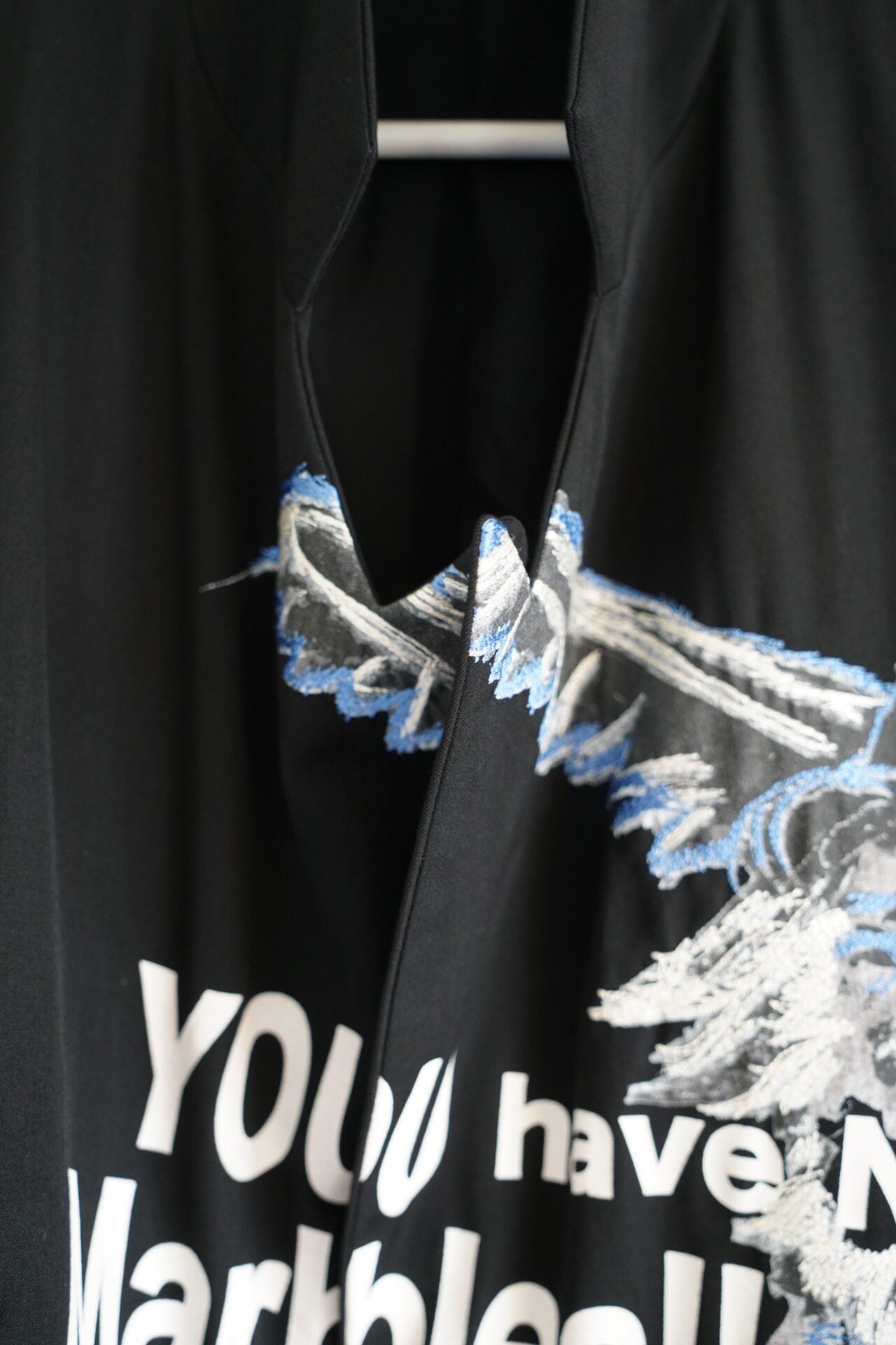 Yohji Yamamoto 17AW Worker Embroidery Suit — back