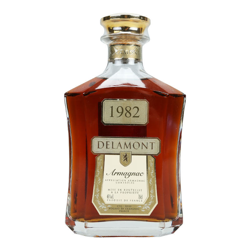 【碧园22】德蒙伯爵雅文邑白兰地1982年700ml*6支