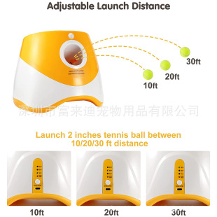 现货速发跨境宠物电动玩具发射器狗发球机互动狗玩具网球抛球机自