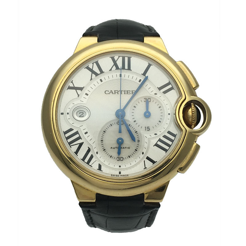 【95新】卡地亚/cartier 蓝气球 18k黄金 男士自动机械表 jld103