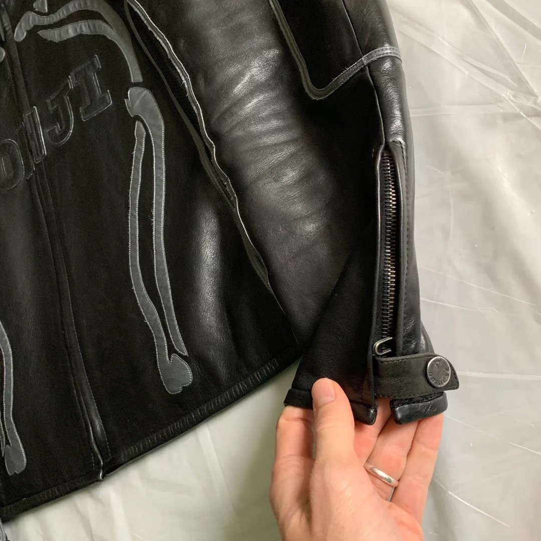 Yohji Yamamoto x Dainese Skull Moto Jacket — back