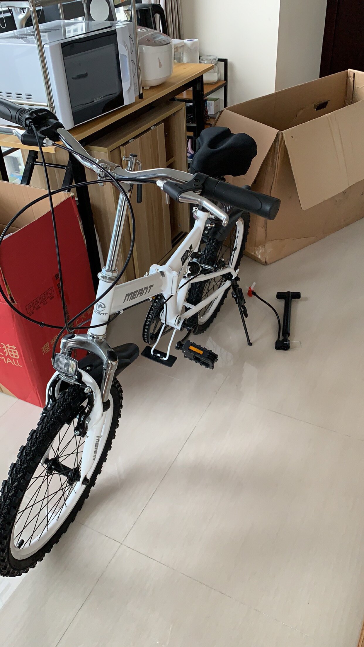 奔驰折叠自行车