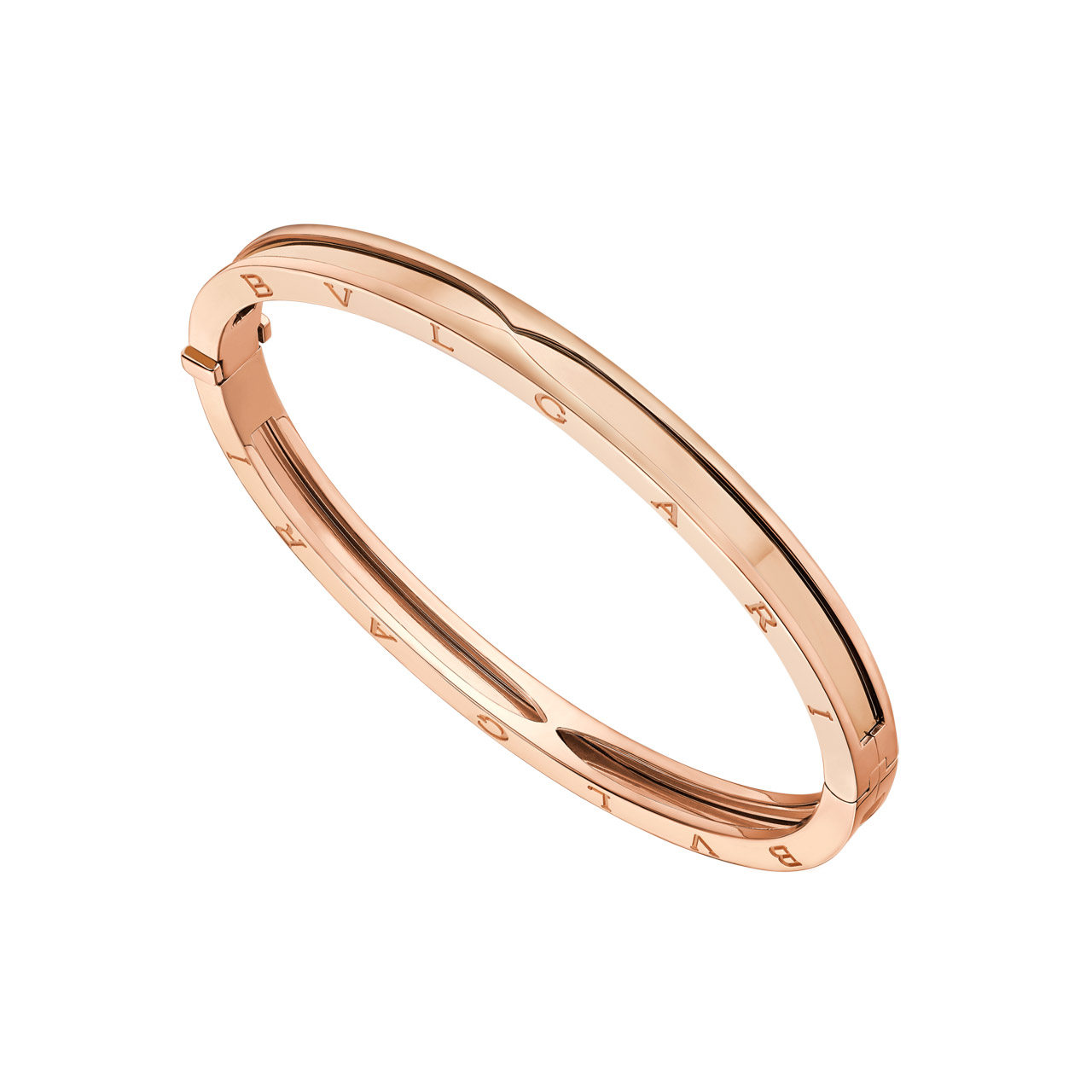 [9.9新]宝格丽女士b-zero750玫瑰金s码手镯带盒证