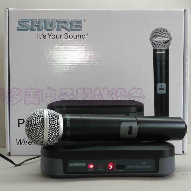 SHURE/PGX4/舒尔/手持话筒无线咪一拖一无线麦克