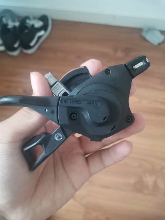 九成新拆车禧玛诺m7000前拨和三速指拨无任何问题带保修卡