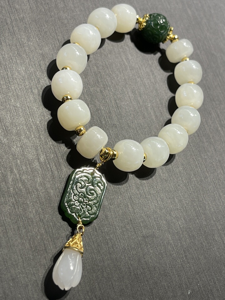 和田白玉玉兰花手串gzlmyc11 - 司法拍卖 - 阿里资产