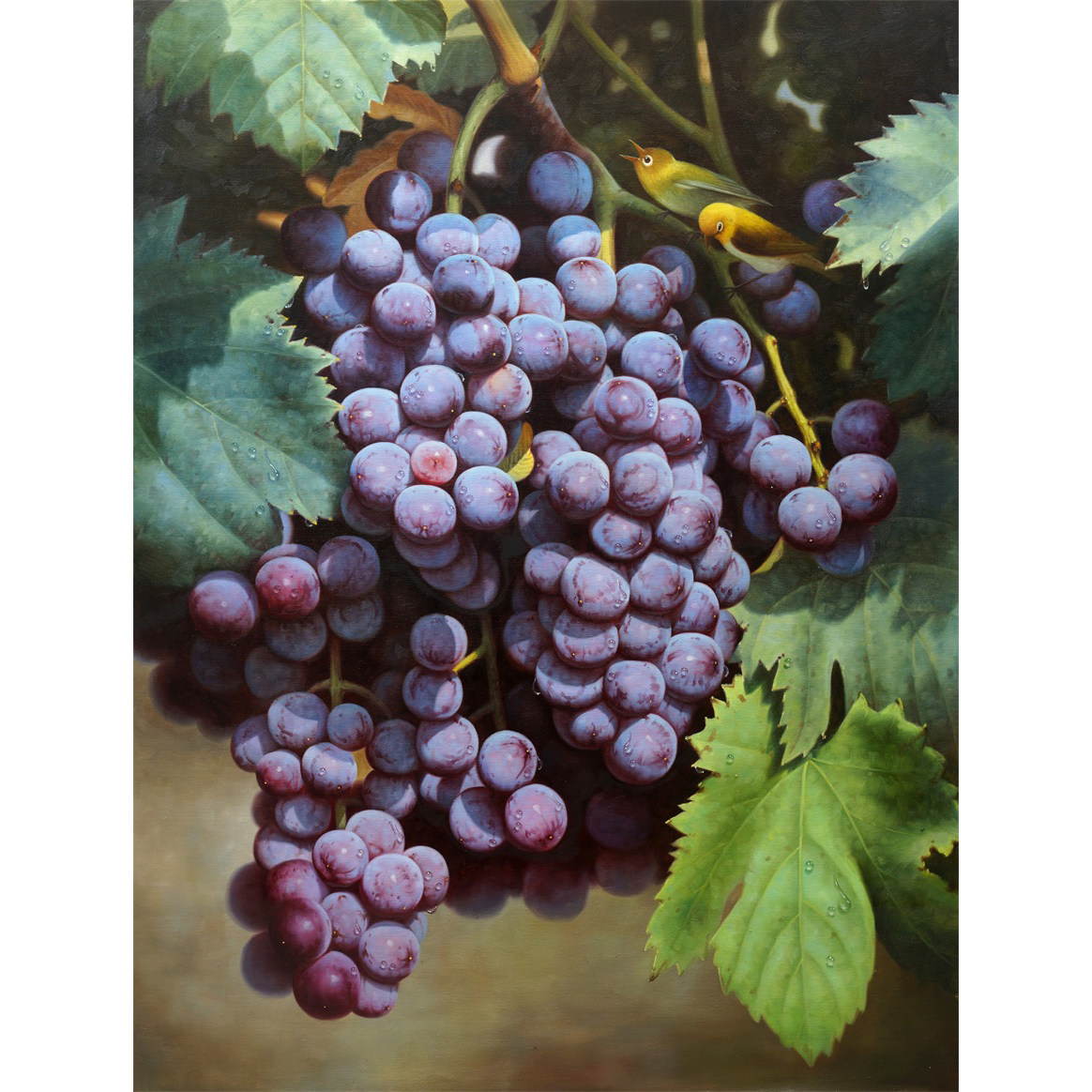 【版画】郑炳章《紫气东来》作者亲笔限量签名版画