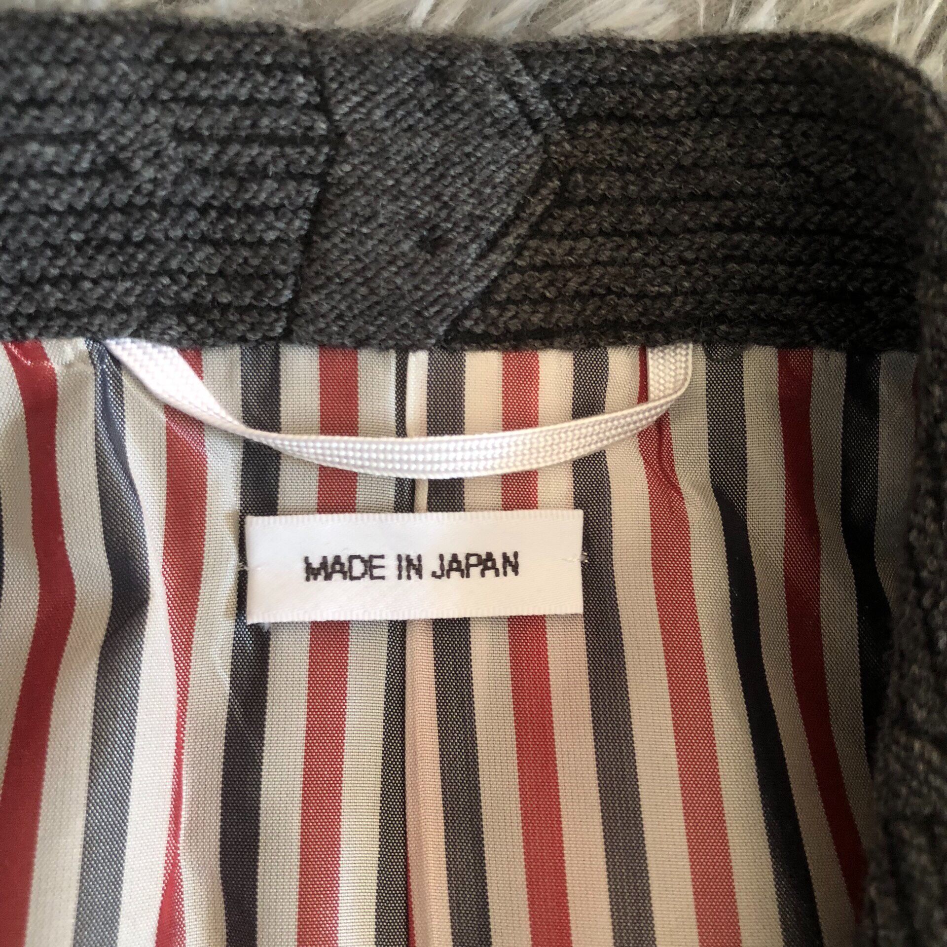 Thom Browne Whale Pattern Suit Jacket — back
