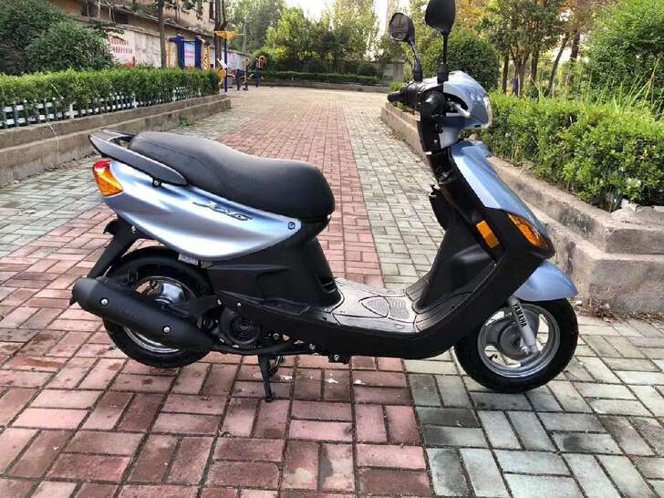 株洲二手摩托车雅马哈巧格100cc二代,天蓝色整车原版原漆漂_株洲其他