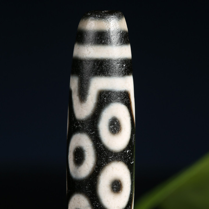 【鬼市】珍罕至纯七眼天珠-d8863