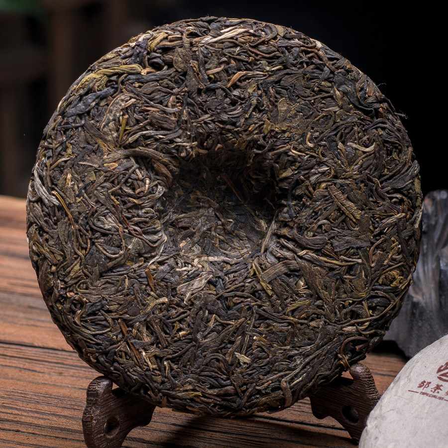 闪拍【1饼】邹茶师2020年昔归普洱茶生茶200克1389