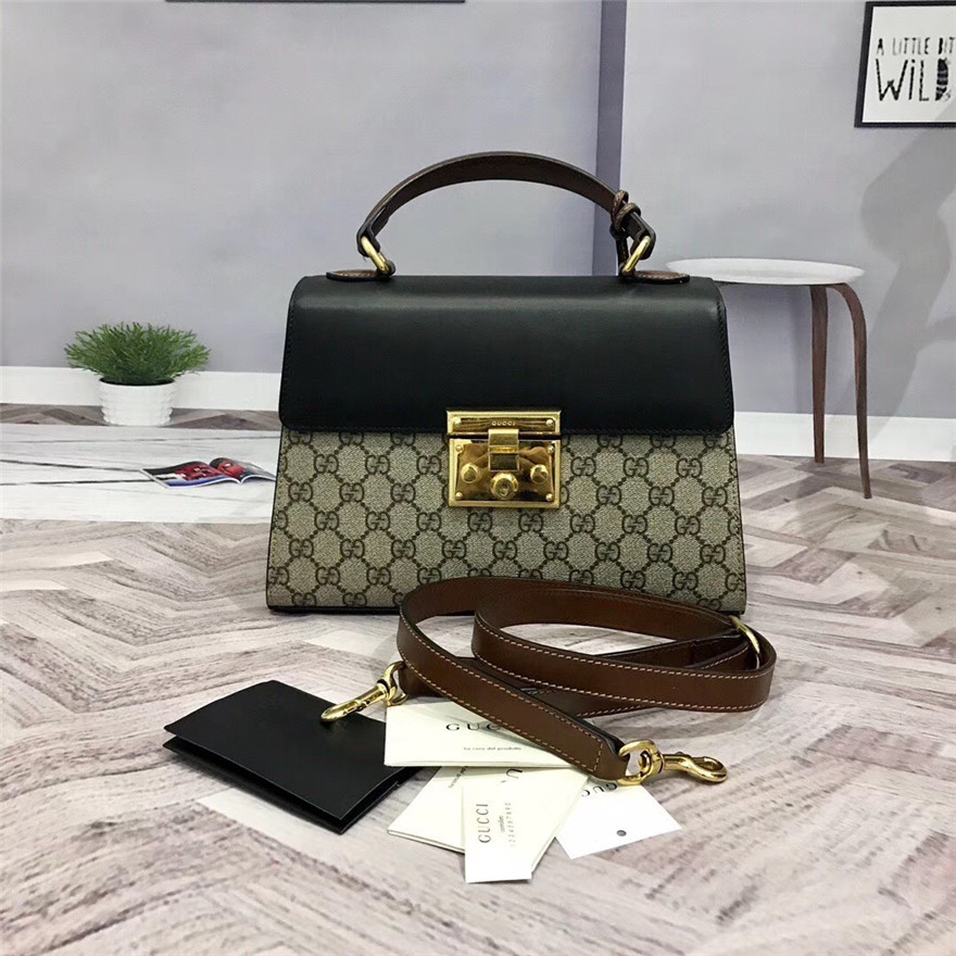 一元起拍[9.5新]gucci古驰padlock手提单肩斜跨包rh9072