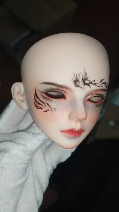 bjd〔接妆〕妆面展示，轻微肌理，面纹