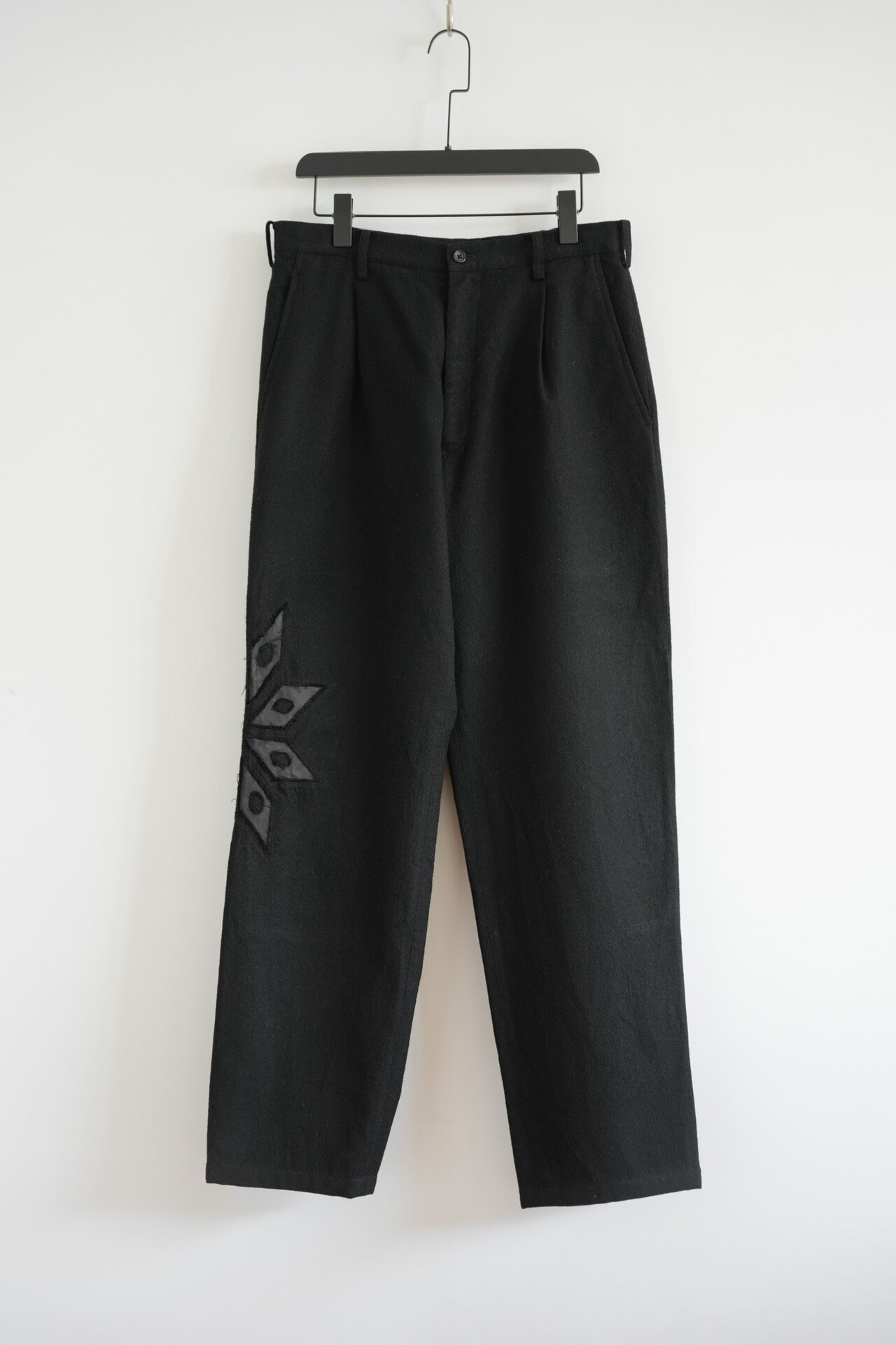 Yohji Yamamoto 03AW Leather Flower Trousers