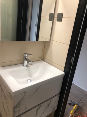 心海伽蓝现代简约浴室柜质量怎么样?做这行业三年谈下感受