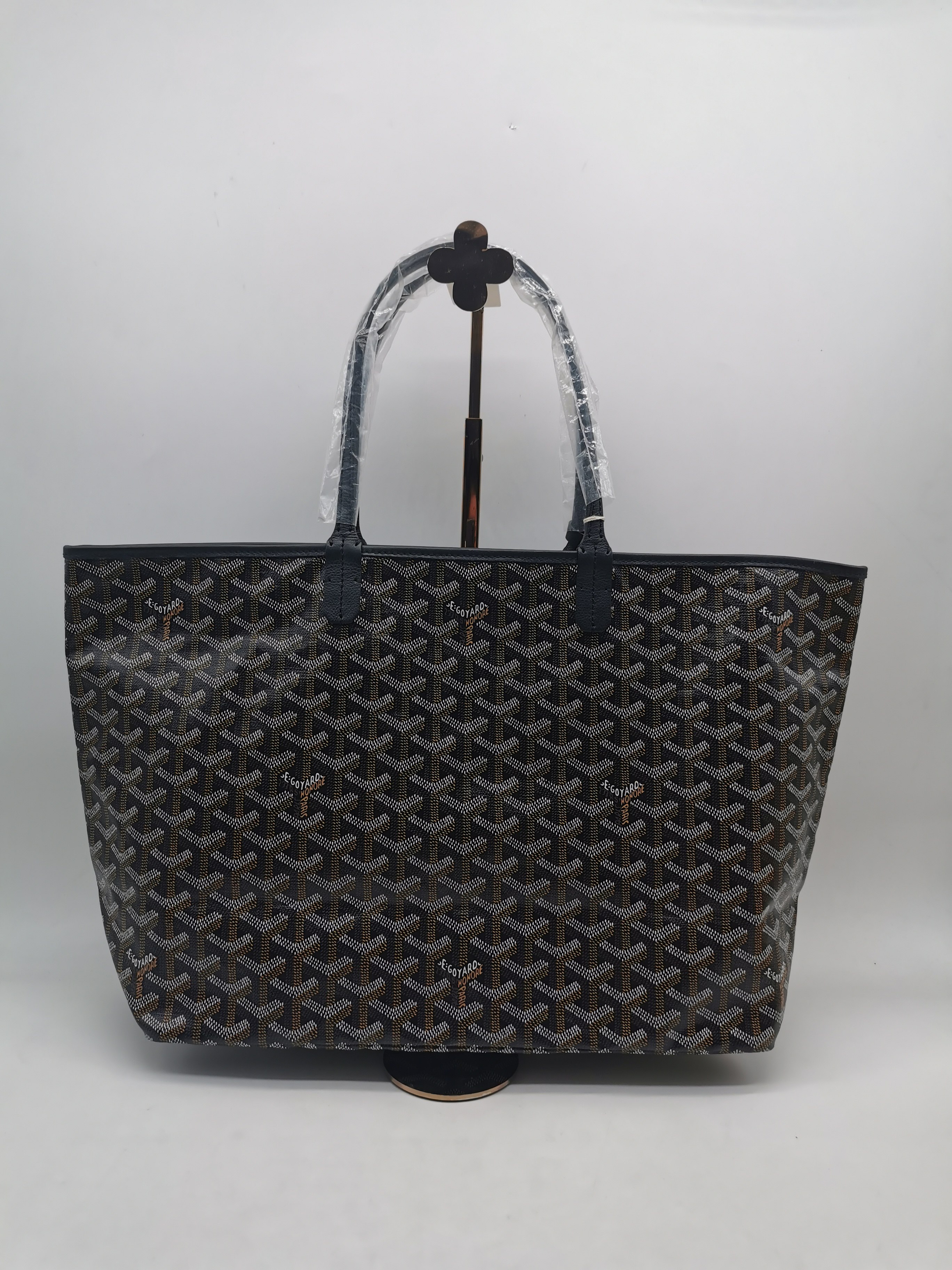 99新 goyard 戈雅 黑色小号子母购物袋 手提包