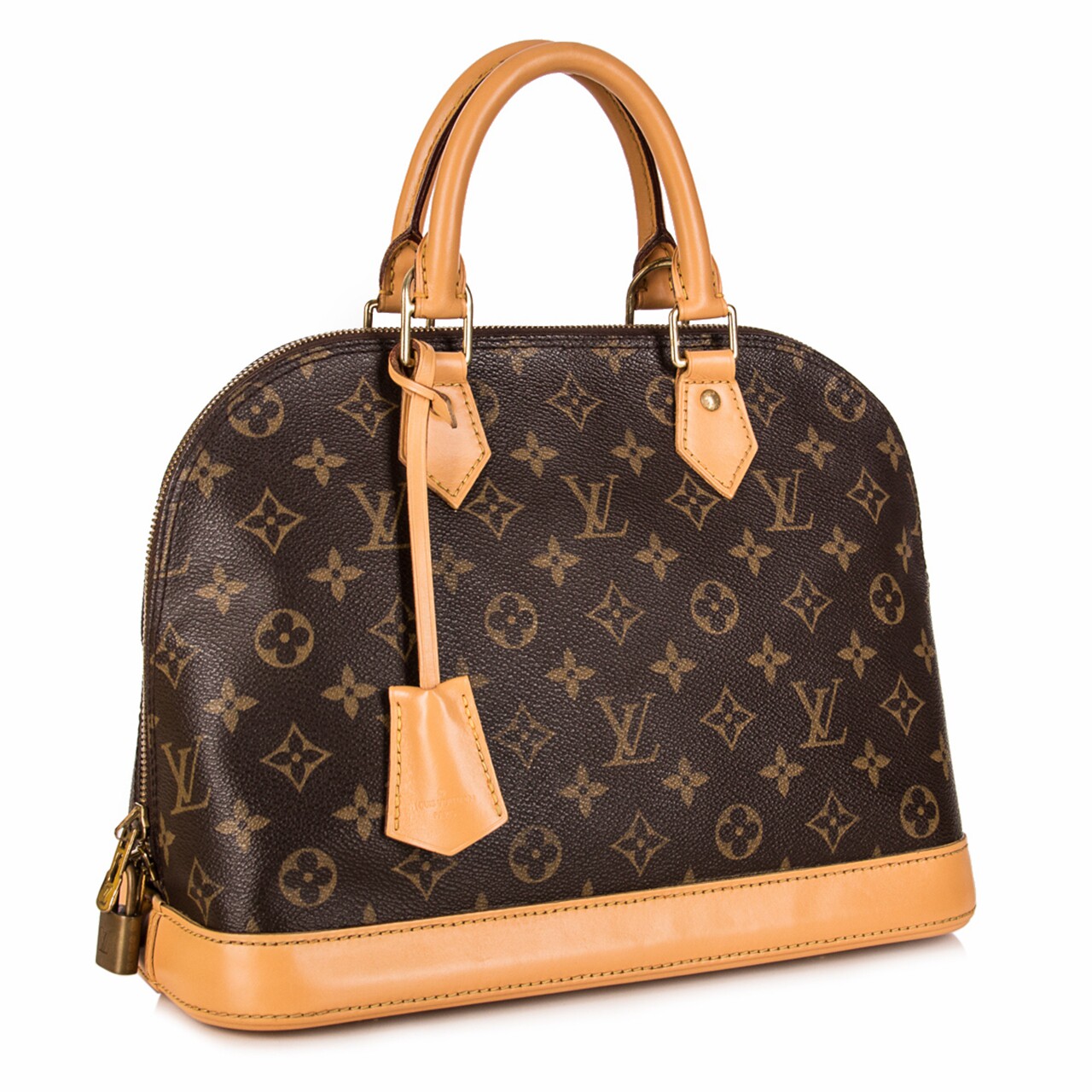 [无保留价][9.0新]路易威登lv女士老花alma贝壳手提包zyh