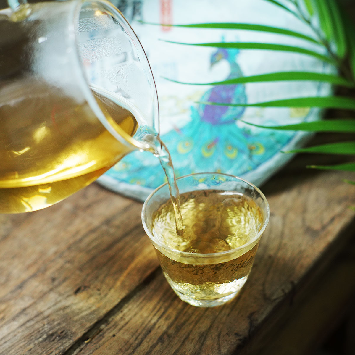 捡漏7片 2018年布朗龙雀新班章古树茶普洱茶生茶357g