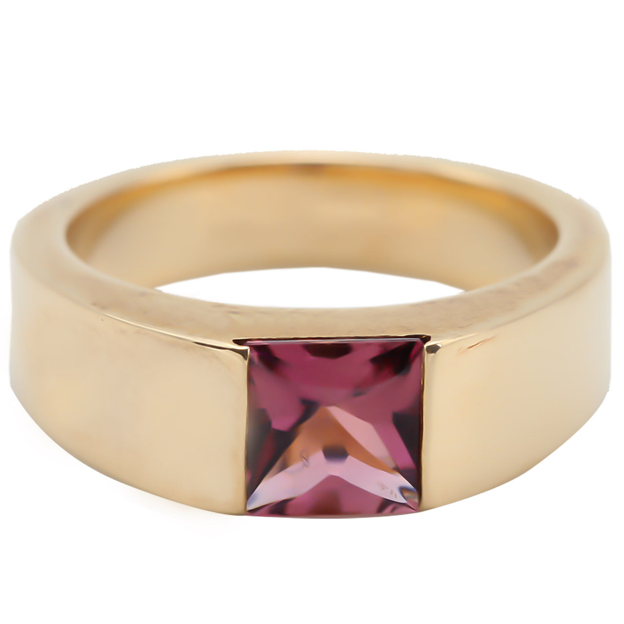 【大牌捡漏】[9.5新]卡地亚18k宝石女士戒指 49# 8.9g