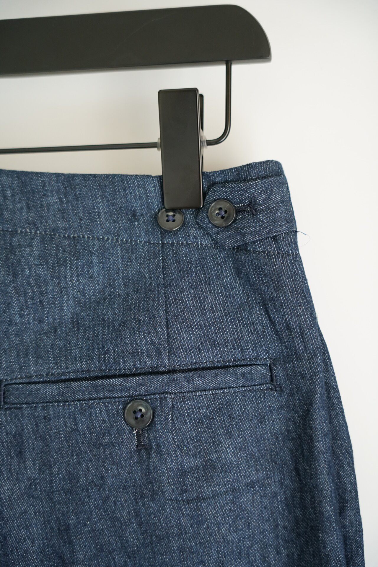 Yohji Yamamoto 86ss Raw Ramie Jeans — label