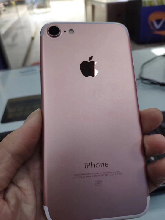 iphone7.玫瑰金128g国行95新玫瑰金1