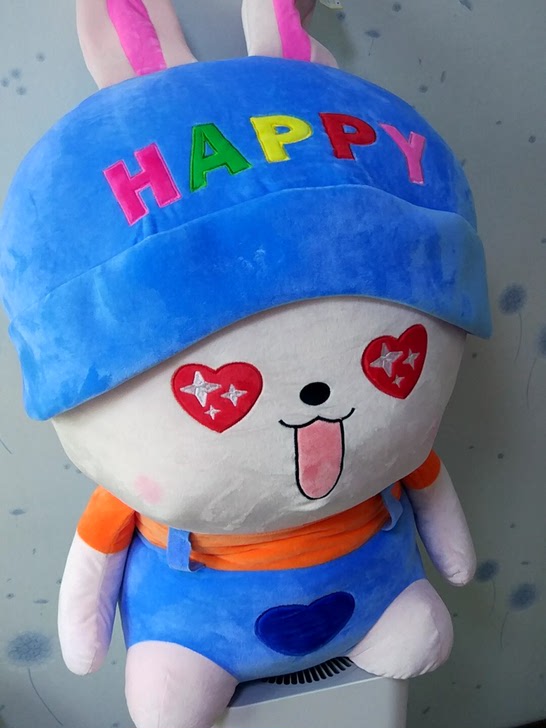 大连全新大玩家娃娃大玩家公仔三十寸happy兔_大连it/互联网-分类265