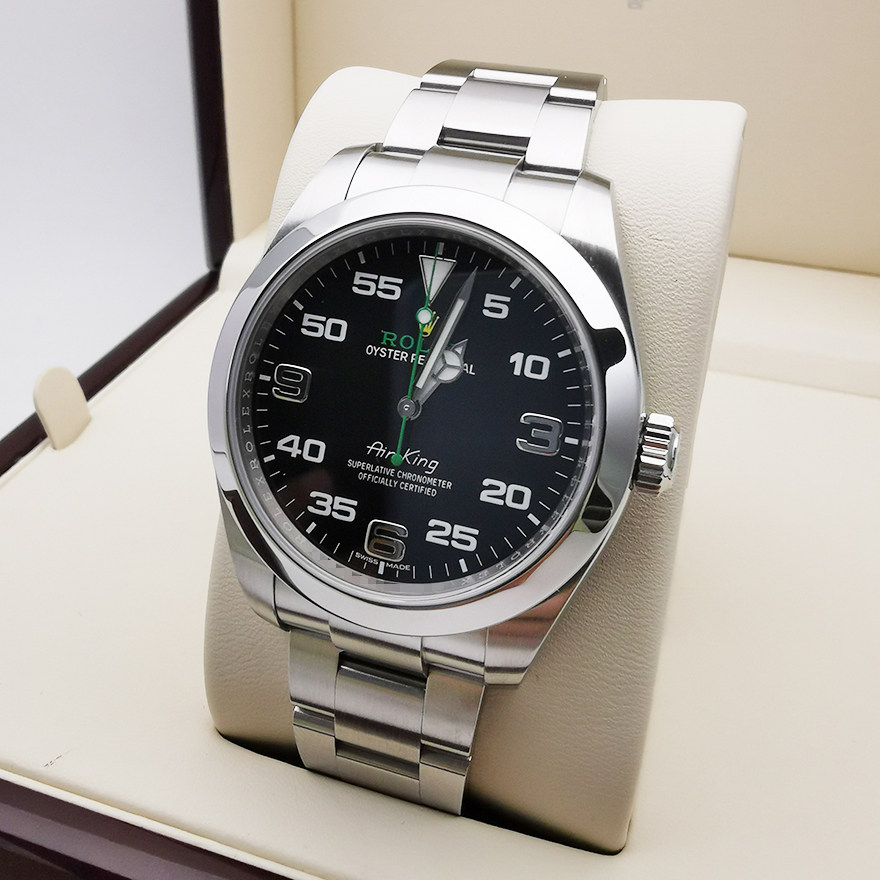 【2019年购买】95新 劳力士手表男 空中霸王型 自动机械 116900