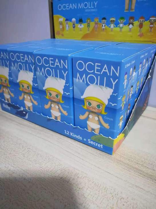 盲盒盲袋正品Molly海洋版