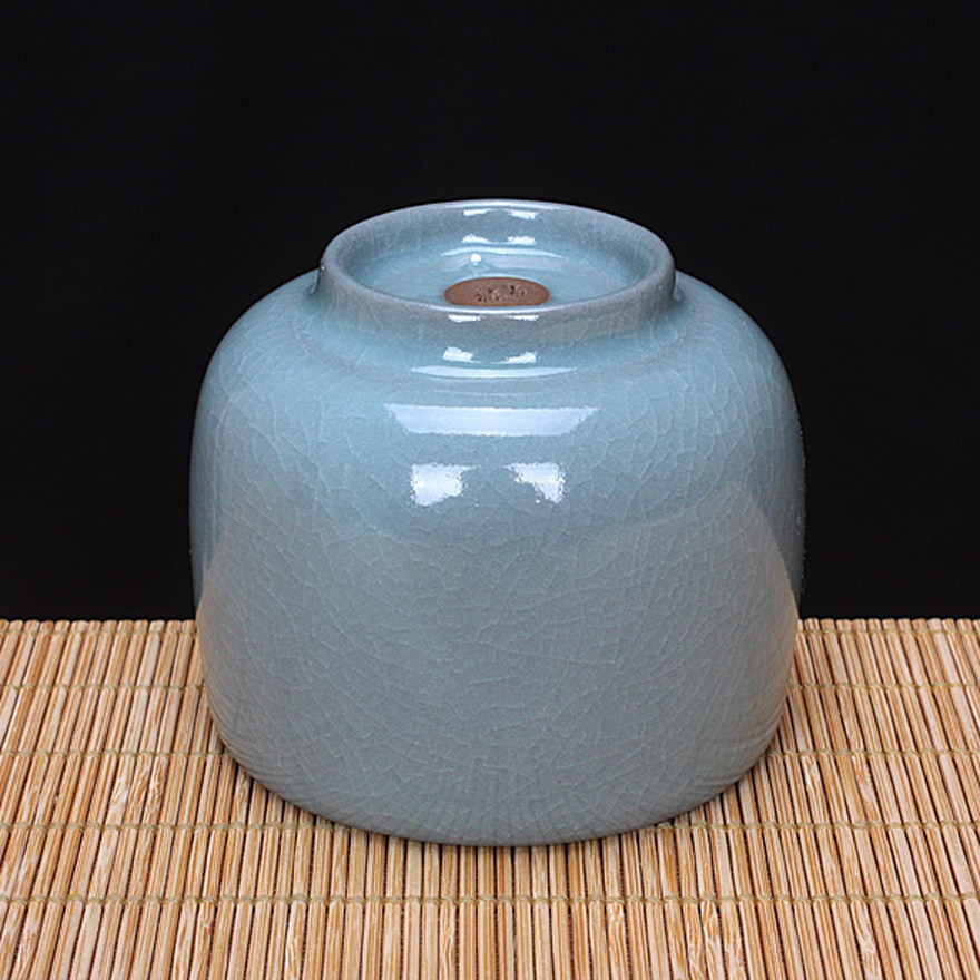 宝丰汝窑手工杯 支钉烧 王占稳 中国陶瓷工艺大师 原产地汝瓷精品