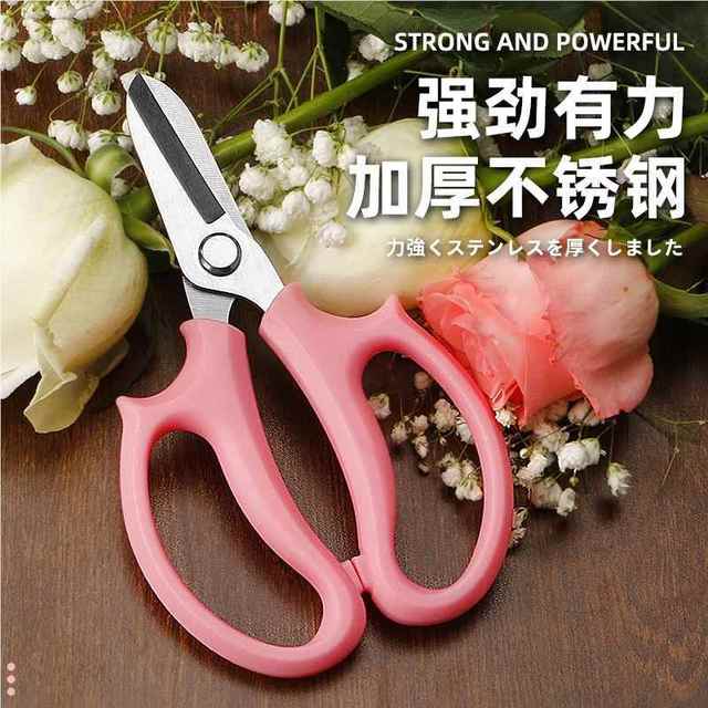 鲜花剪刀花花艺师店专用园艺剪修插花枝剪除刺修花多功能花艺9667