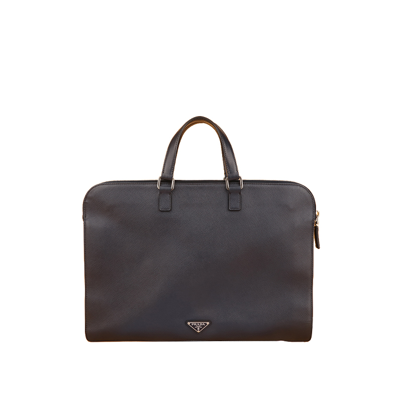[9.5新]普拉达prada男士牛皮公文包